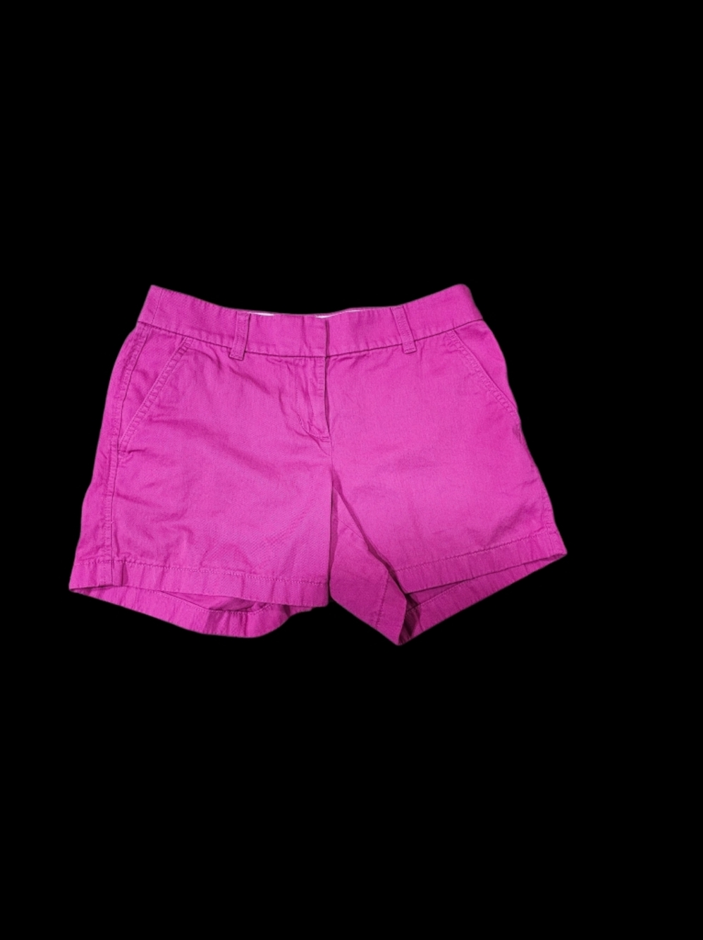 J.Crew Pink Chino Shorts Women’s Size 2 Re-Imagined Cotton Casual Preppy‎